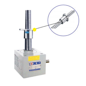 rotating ball screw jack / translating ball screw / motorized / manually-controlled