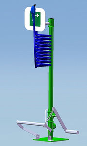 floor-standing eye/face wash station