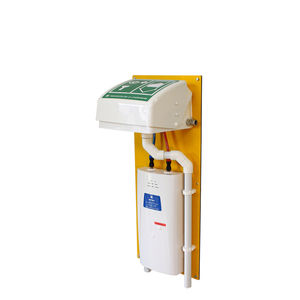 wall-mounted eyewash station