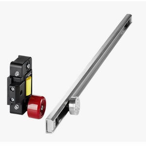 roller slides / aluminum / locking / drawer
