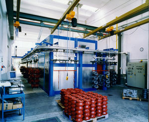 steel construction paint booth
