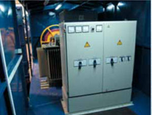 medium-voltage transformer distribution substation