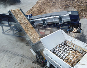 mobile shredding machine