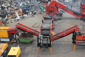 magnetic sorting unit / automatic / metal / industrial