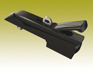 swing handle / flush / for rod latches / glass fiber-reinforced plastic