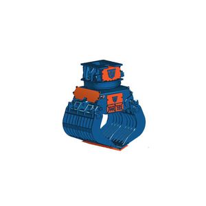 rotary demolition grapple / hydraulic / for excavators