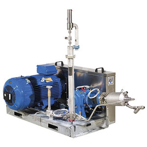 gas pump / with electric motor / reciprocating / industrial