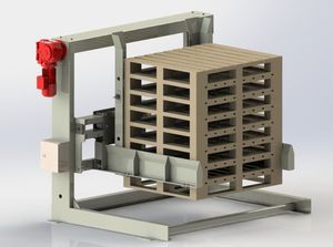 pallet stacker-destacker