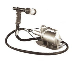 oleo-pneumatic riveter / for blind rivets