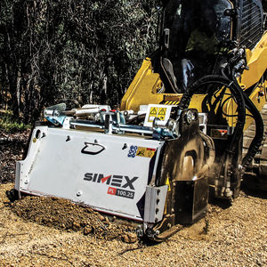 skid steer loader cold planer / compact / for asphalt