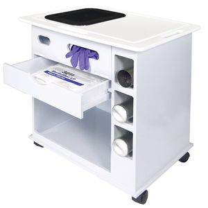 laboratory cart / transport / plastic / shelf