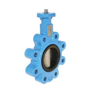 butterfly valve / lug type / cast iron / high-performance