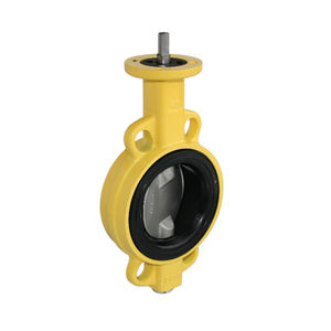 butterfly valve / for gas / wafer / cast iron