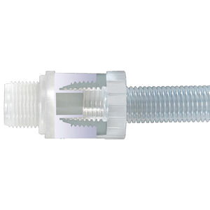 T tube connector / cross / elbow / plastic