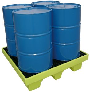 4-drum containment bund