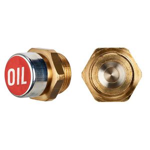 hexagonal plug / threaded / brass / pressurisation