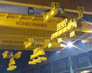 electromagnetic lifting beam