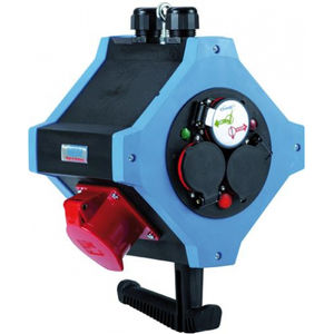hanging electrical socket / IP44 / industrial / with fuse