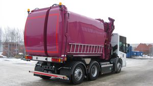 multi-chamber waste collection vehicle