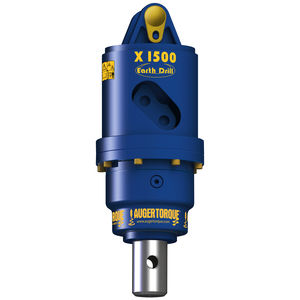 excavator drill attachment