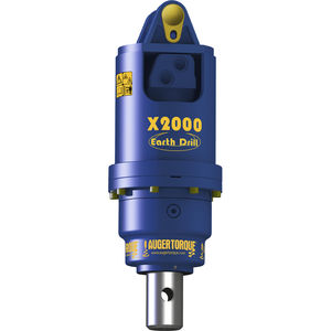 excavator drill attachment