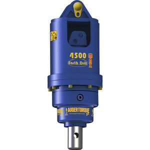 excavator drill attachment
