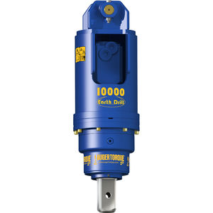 excavator drill attachment