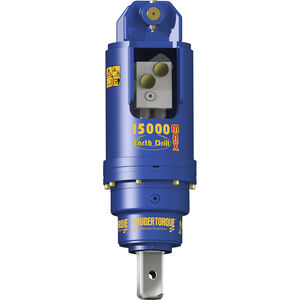excavator drill attachment
