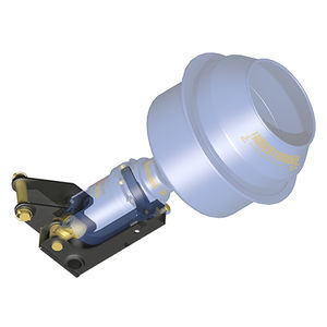 backhoe loader drill attachment