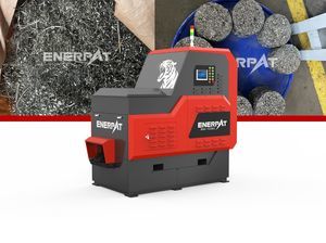 metal chip briquette press 1