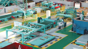 steel cut-to-length cutting line