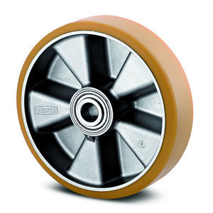 wheel with solid tire