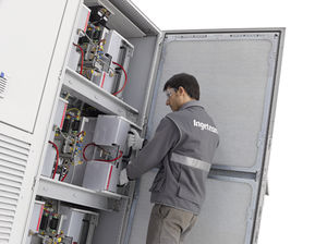 floor-standing frequency converter / for asynchronous motors