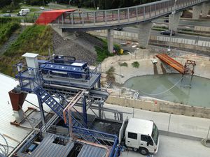 side-beam filter press / automatic / for sludge treatment