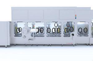 filling and closing machine for sterile applications