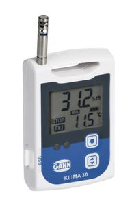 temperature and humidity data-logger / USB / with LCD display / programmable
