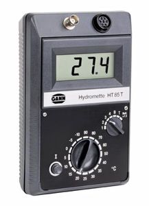 wood moisture meter / building materials / with thermometer