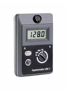building materials moisture meter / for wood / with thermometer / non-destructive