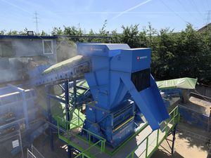 secondary waste crusher-shredder