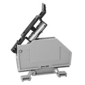 screw connection terminal block / lever-operated / DIN rail-mounted / plastic