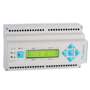 DIN rail mounting gas detection control unit