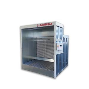 open paint booth