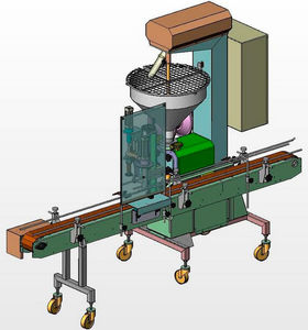 weight dosing dispenser / automatic / with mixer / with transfer hopper