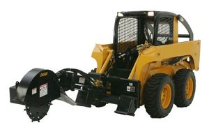 skid steer loader stump grinder