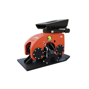 vibrating road roller