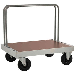 transport cart / galvanized steel / platform / for bars