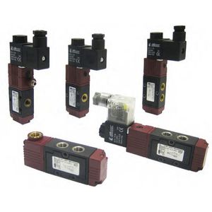 spool pneumatic directional control valve / manual / 3/2-way / 5/2-way