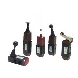 spool pneumatic directional control valve / manual / 3/2-way / 5/2-way