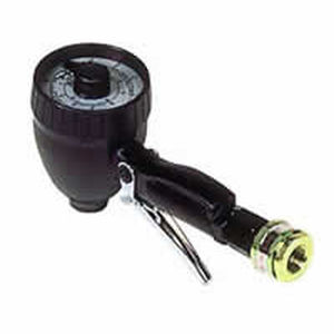 dispensing nozzle with analog flow meter