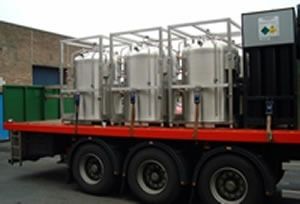 liquified gas tank / metal / cryogenic / mobile